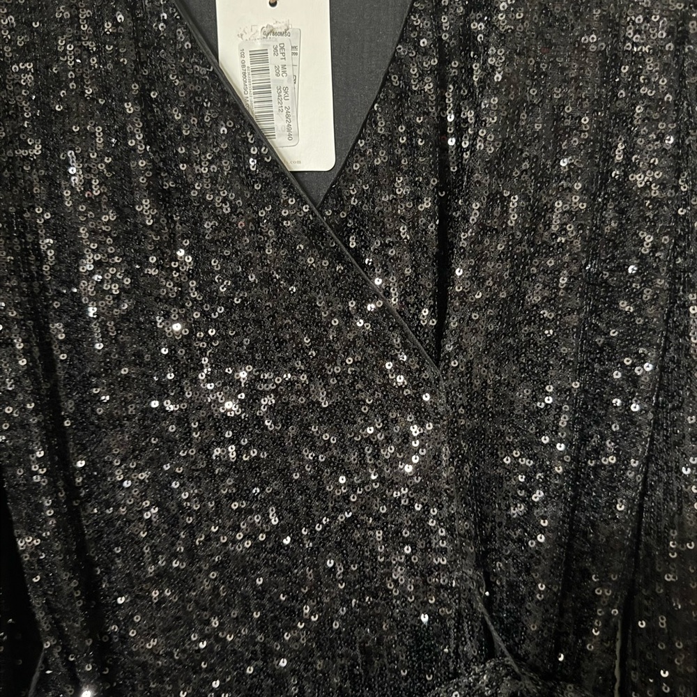 Gianni Bini Black Sequin Dress - Picture 7 of 7
